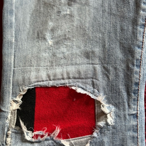 ❤️CUSTOMIZED Carolina Hurricanes Jeans 4 LONG - Picture 13 of 15